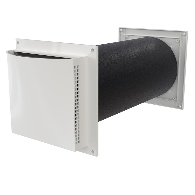 Aero 125dB muurdoorvoerset compleet wit