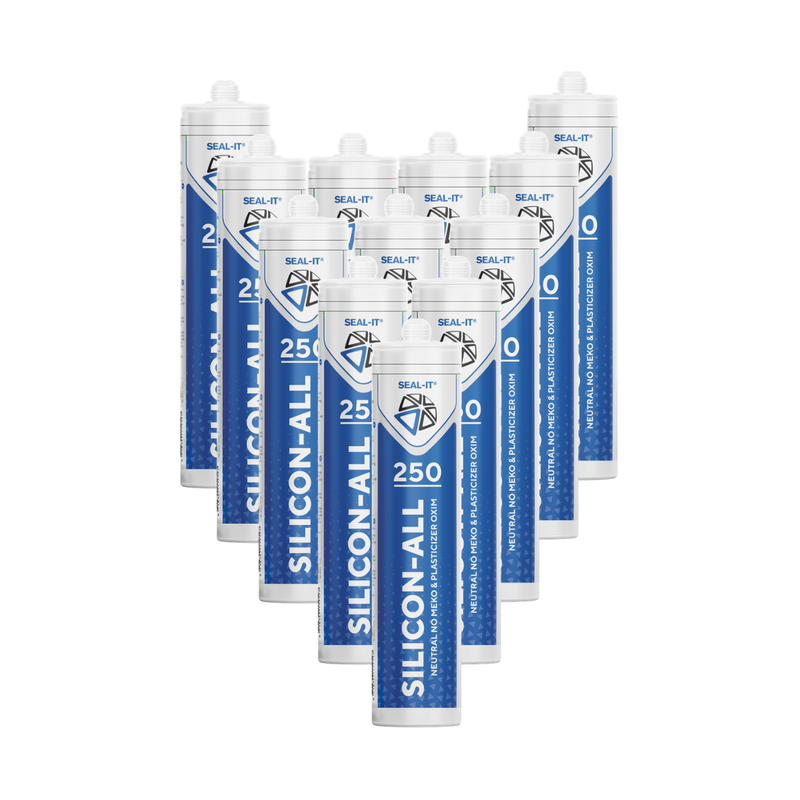 12x Siliconenkit 250 Silicon-all 310ML