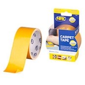 Dubbelzijdige tapijttape wit 50mm x 5m
