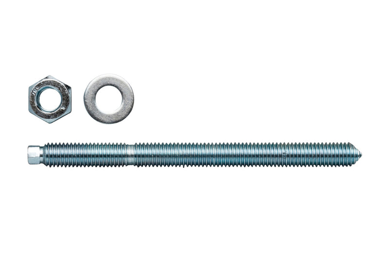 Ankerstang GC-AS met punt, moer en volgring