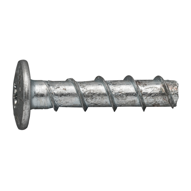 Betonschroef SB DOME met ronde vlakke kop (diameter 18/16)