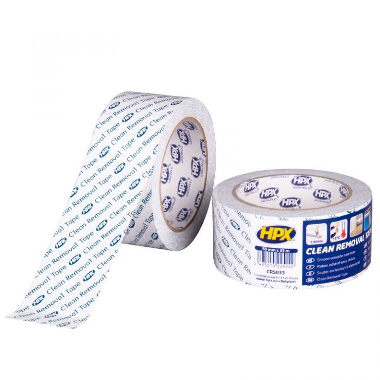 Schoonverwijderbare PVC tape 50mm x 33m