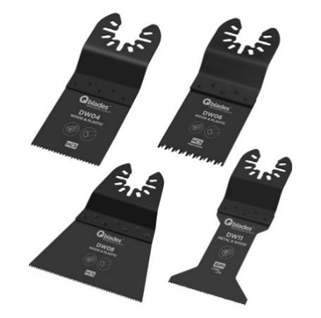 MultiZaagbladenset voor hout en metaal 4-delig DW92 SET 4ST