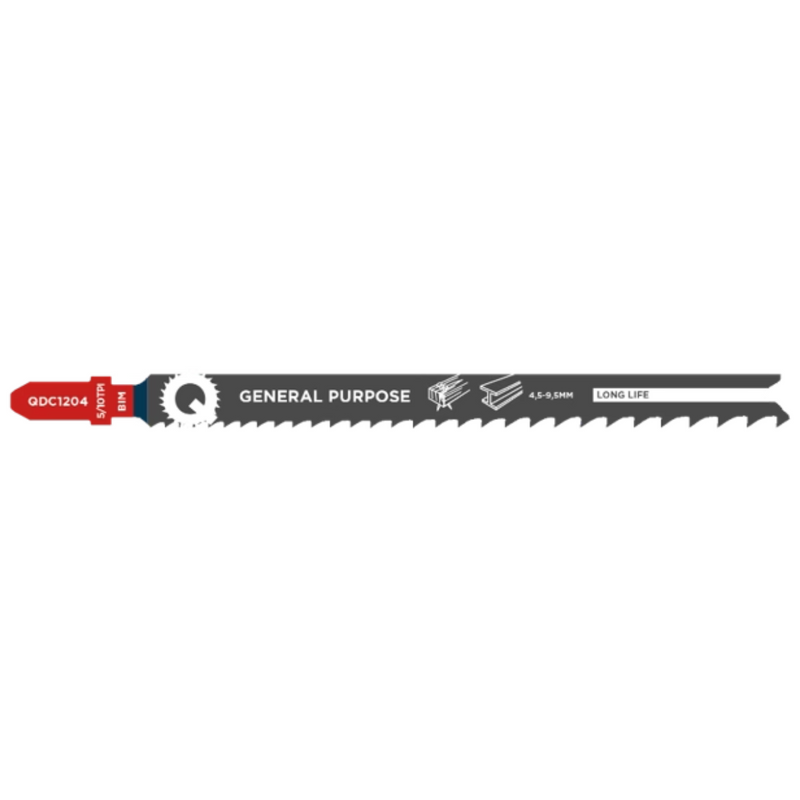 Decoupeerzaagblad Alleskunner, Hout met spijkers, Staal tot 9,5mm, BIM, 5/10tpi - 132mm