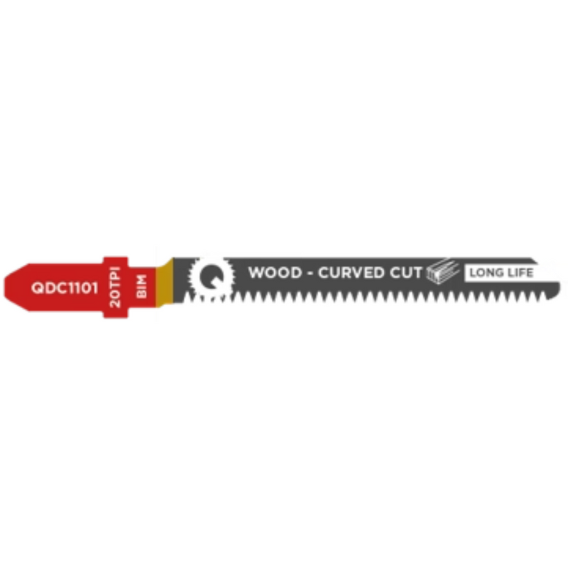 Decoupeerzaagblad Hout, Constructiehout, BIM, Curved Cut, 20tpi - 76mm