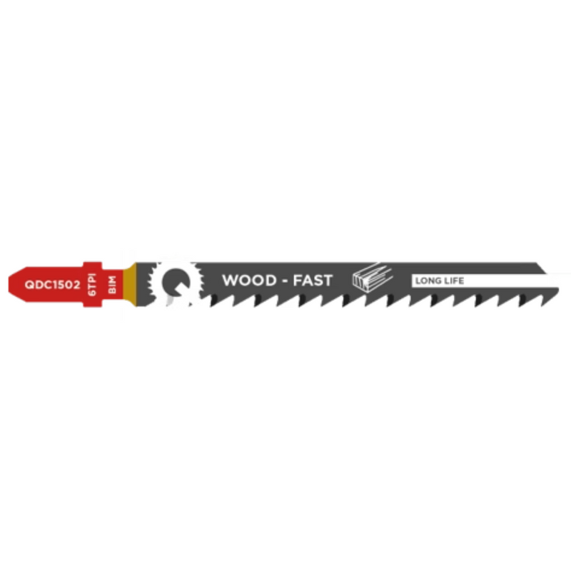 Decoupeerzaagblad Hout, Constructiehout, BIM, Fast, 6tpi - 100mm