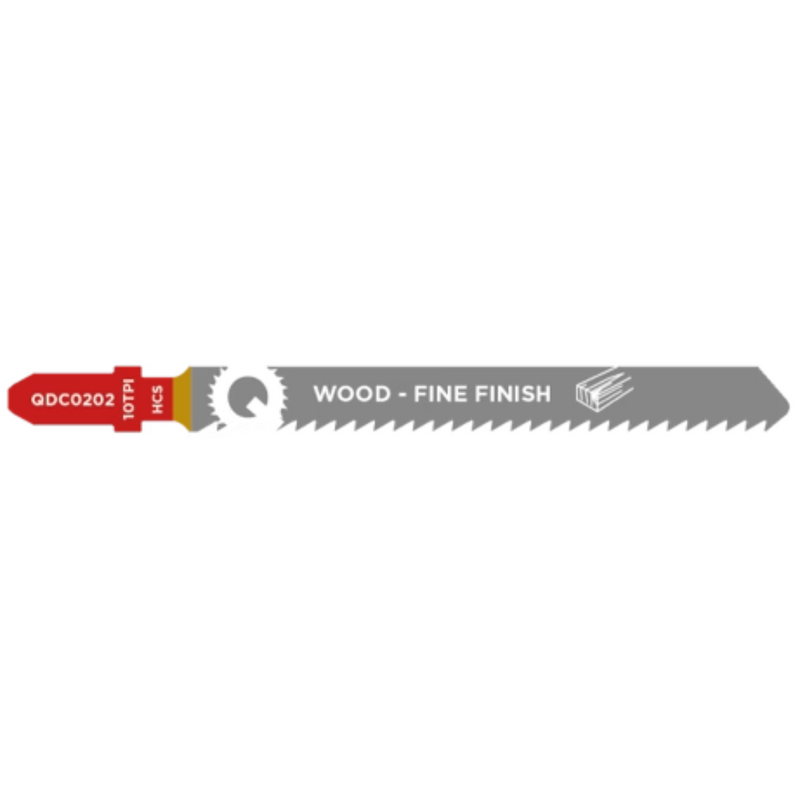 Decoupeerzaagblad Hout, Constructiehout, HCS, Fine Finish, 10tpi - 100mm