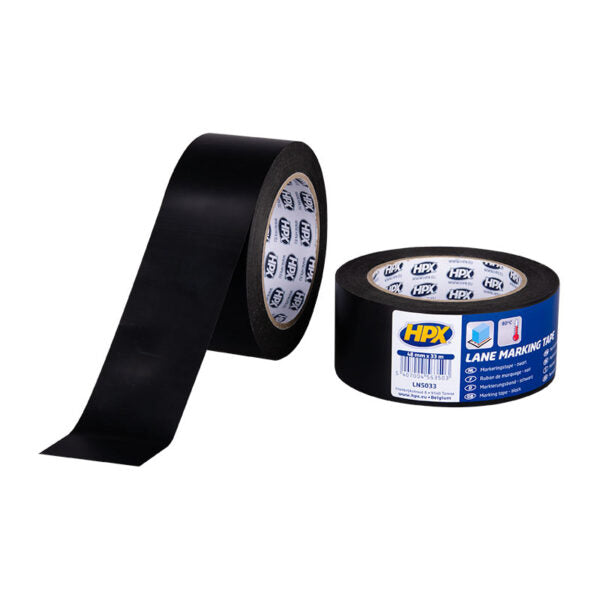 Zelfklevende markeringstape zwart 48mm x 33m