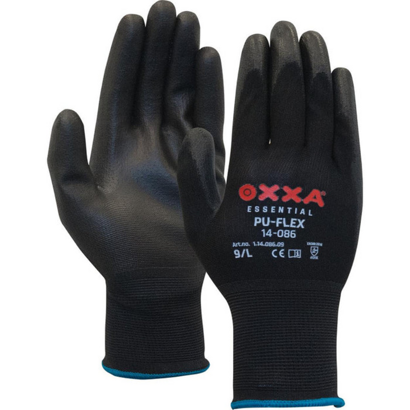 OXXA Werkhandschoen PU-Flex 14-086 zwart 12paar