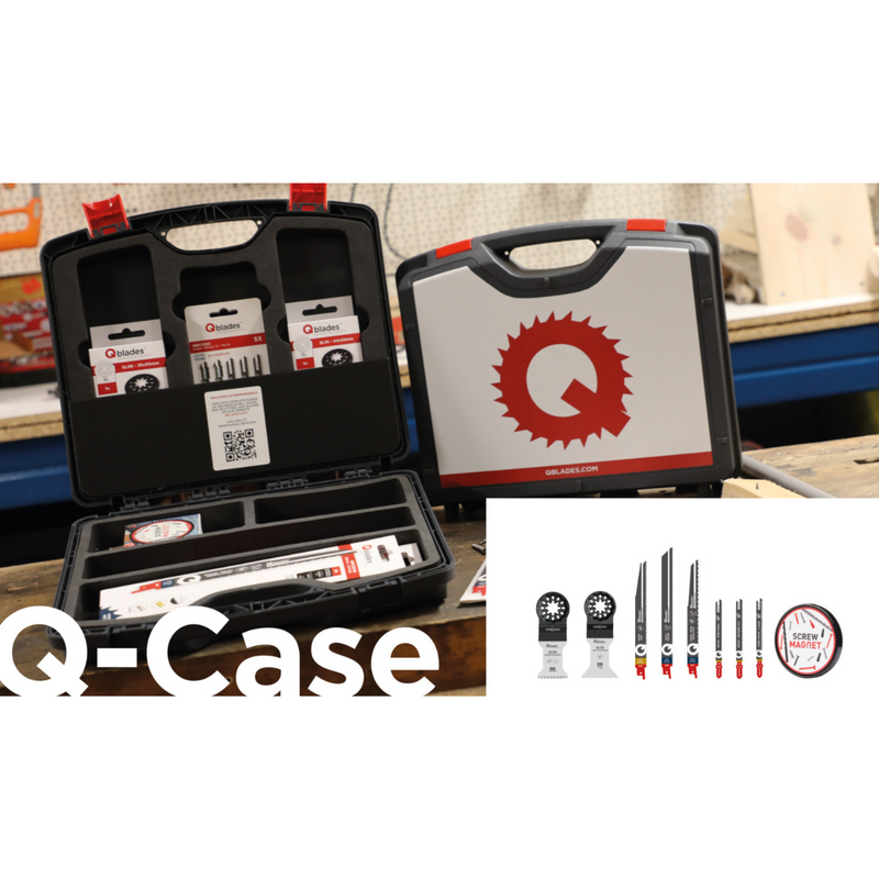 Q-Case assortimentsbox zaagbladen/ multitool