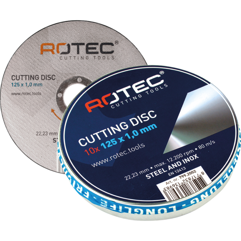 Doorslijpschijf t.b.v. Staal en RVS 1,0mm dik