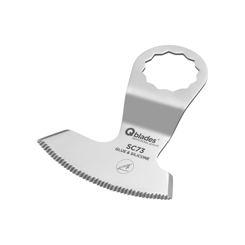 Segmentmes RVS sikkel gekarteld 60x1.5mm SC73