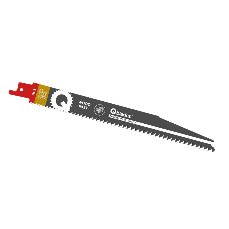 5x Reciprozaagblad Hout, Constructiehout, HCS, 6/10tpi - 203mm