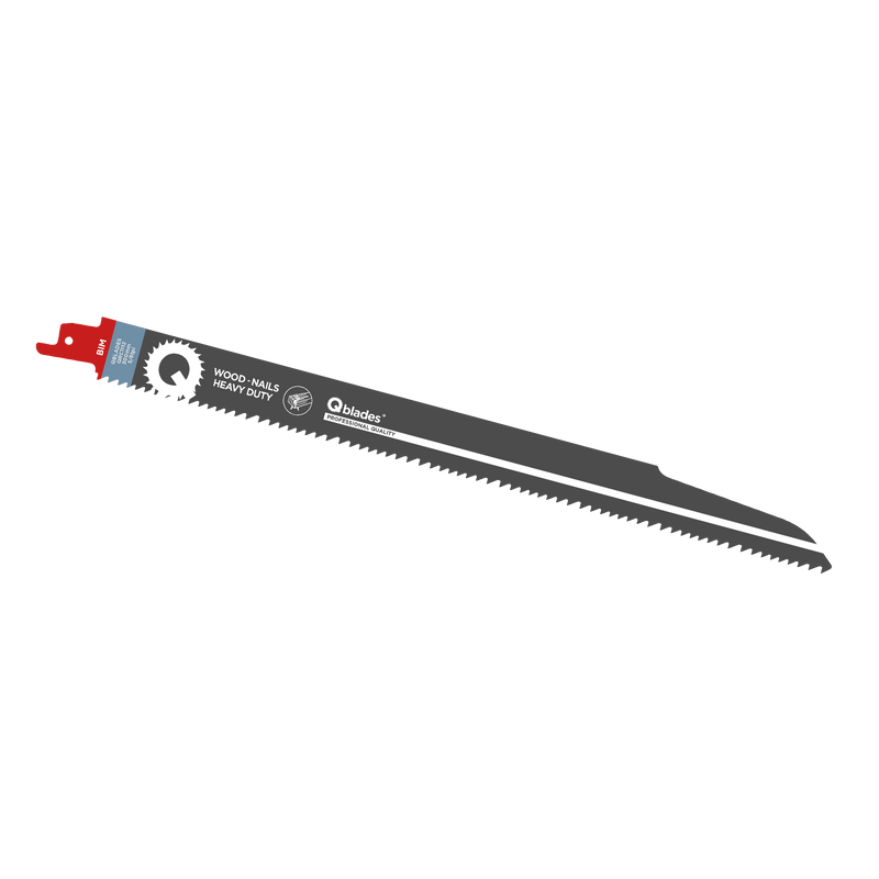 5x Reciprozaagblad Hout met spijkers, BIM, 5/8tpi - 300mm