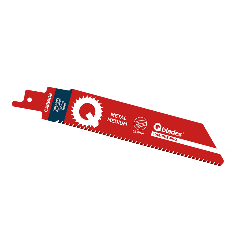 Reciprozaagblad Medium Metaal, Staal tot 8mm, CARB, 10tpi - 151mm, 50x longer life