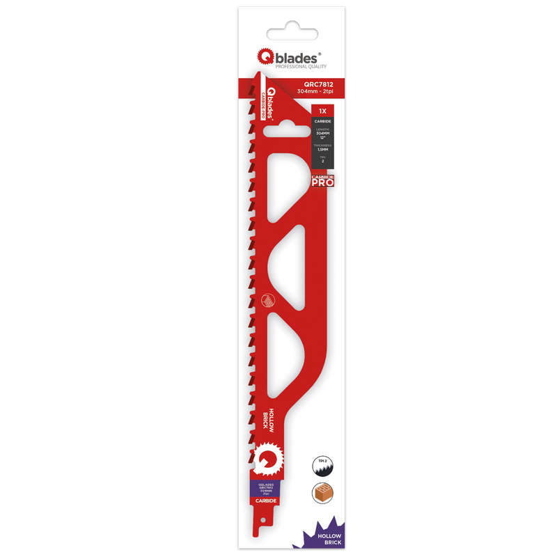 Reciprozaagblad Holle Steen, CARB, 2tpi - 304mm, 50x longer life