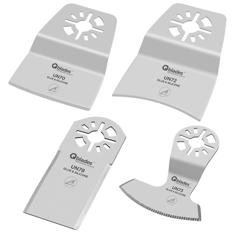 Messenset RVS voor kit en lijm 4-delig UN94 SET 4ST