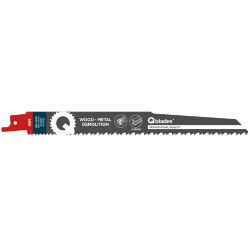 Reciprozaagblad Alleskunner, Hout met spijkers, Staal tot 10mm, BIM, 6/10tpi - 203mm