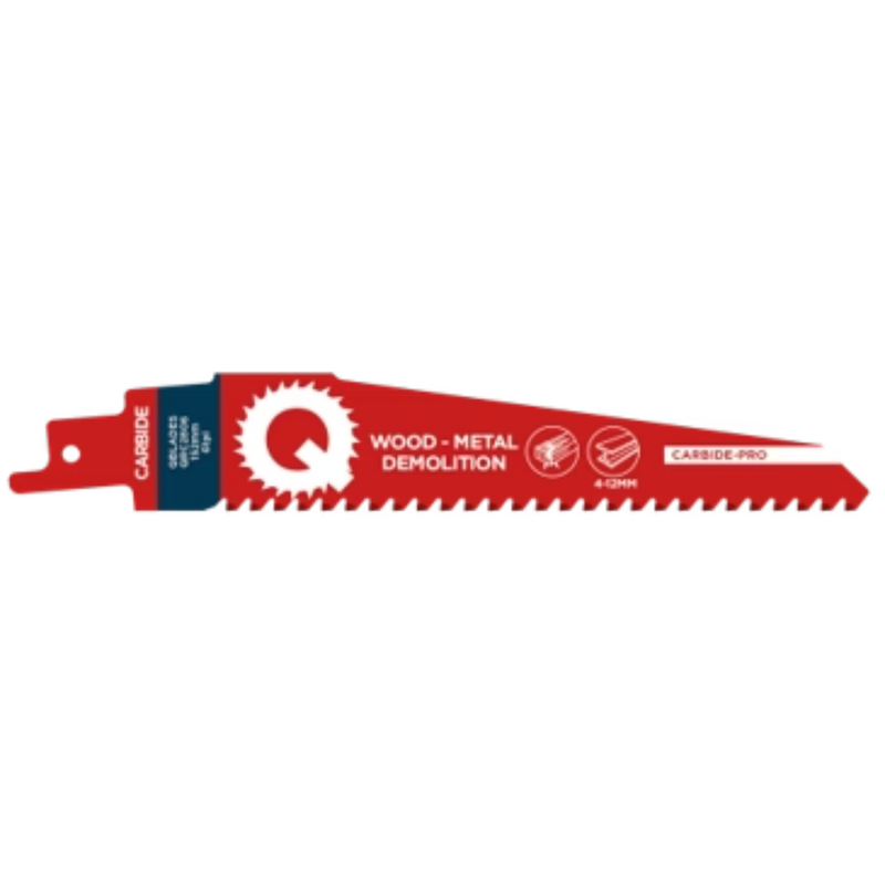 Reciprozaagblad Alleskunner, Hout met spijkers, Staal tot 12mm, CARB, 6tpi - 152mm, 50x longer life