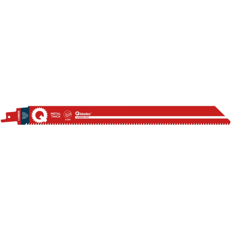 Reciprozaagblad Dik Metaal, Staal tot 12mm, CARB, 8tpi - 304mm, 50x longer life