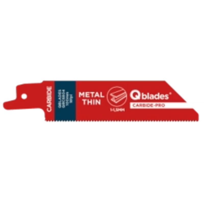 Reciprozaagblad Dun Metaal, Staal tot 1,5mm, CARB, 18tpi - 102mm, 50x longer life