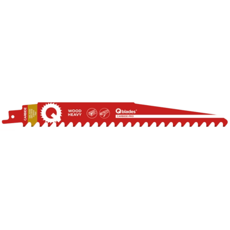 Reciprozaagblad Hout, Hardhout, CARB, 3tpi - 228mm, 50x longer life