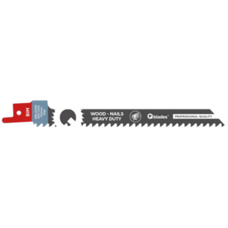 Reciprozaagblad Hout met spijkers, BIM, 6tpi - 152mm