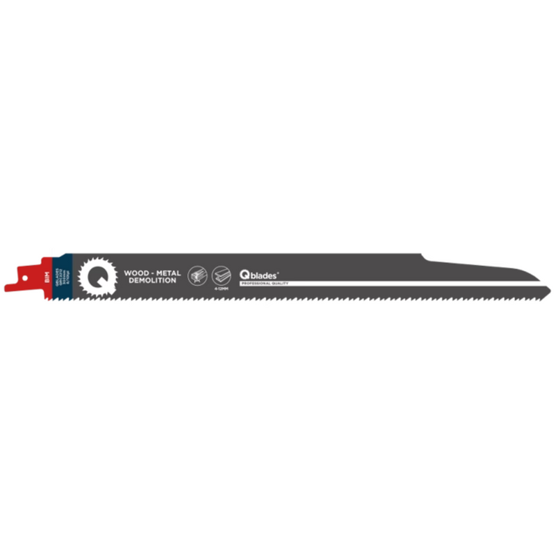 Reciprozaagbladd Alleskunner, Hout met spijkers, Staal tot 12mm, BIM, 8/10tpi - 228mm