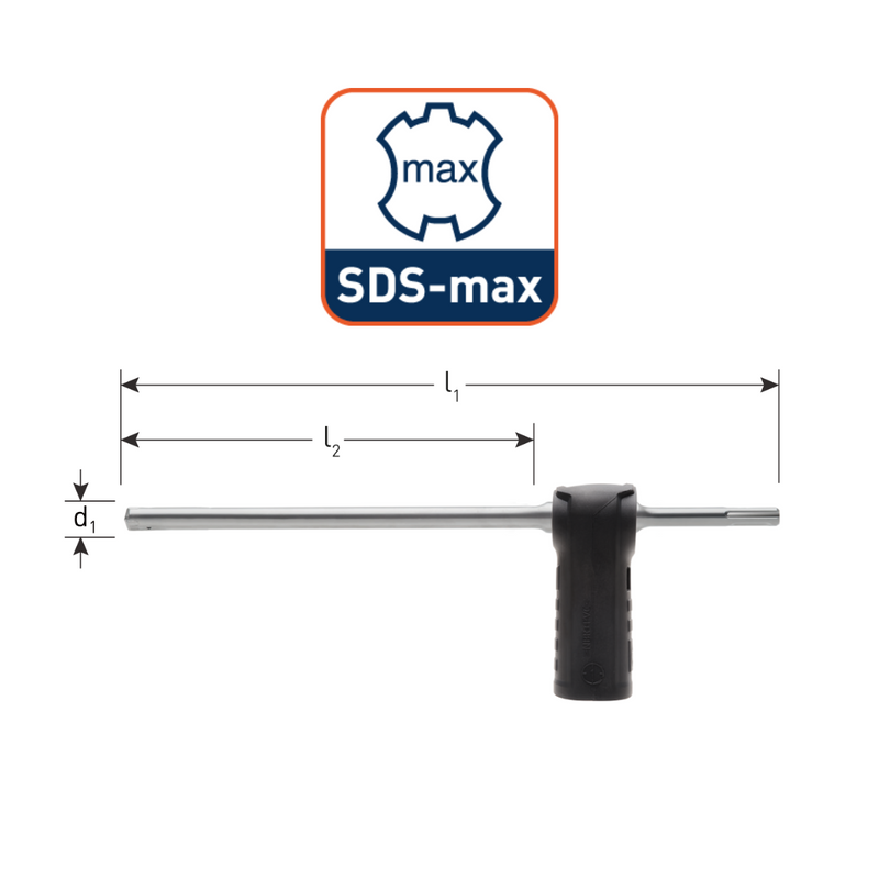 Steenboor met Stofafzuiging, SDS en SDS-max aansluiting