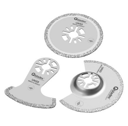 MultiZaagbladenset Steen-Voeg Diamant UN48 SET 3ST