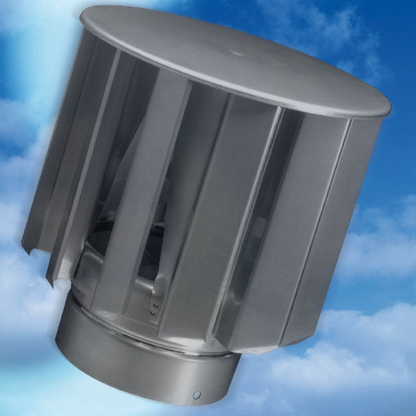 VT Ventinox RVS windgedreven ventilator