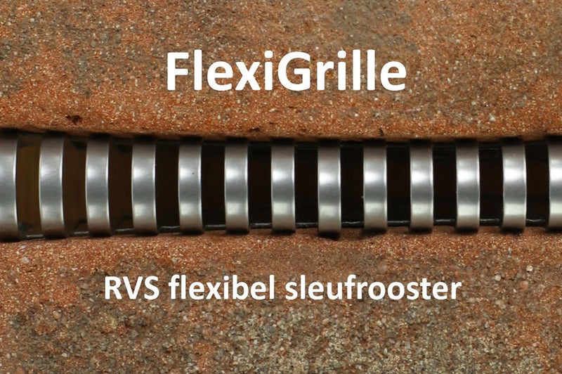 FlexiGrille RVS flexibel sleufrooster, 50cm lengte