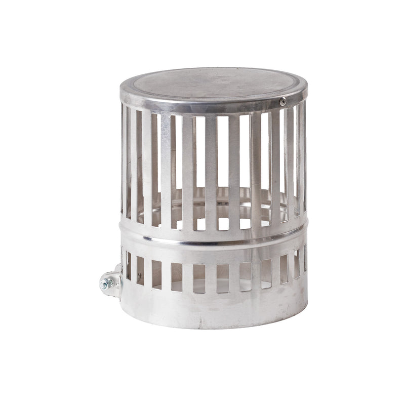 Kraaienkap aluminium ø120mm