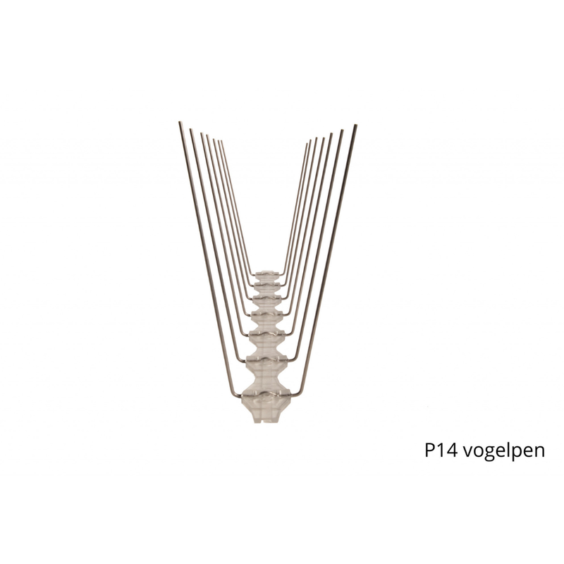 Spikes/ Vogelpen per meter (=3x33cm)