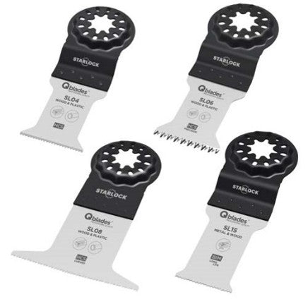 Starlock MultiZaagbladenset voor hout en metaal SL92 SET 4ST