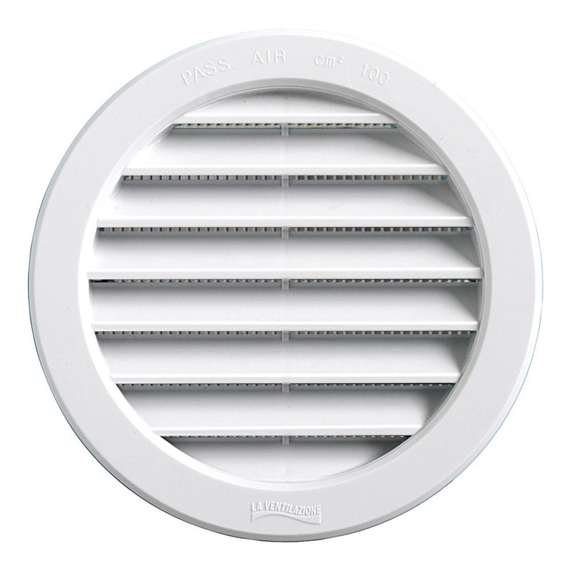 Rond ABS kunststof ventilatierooster met insectengaas