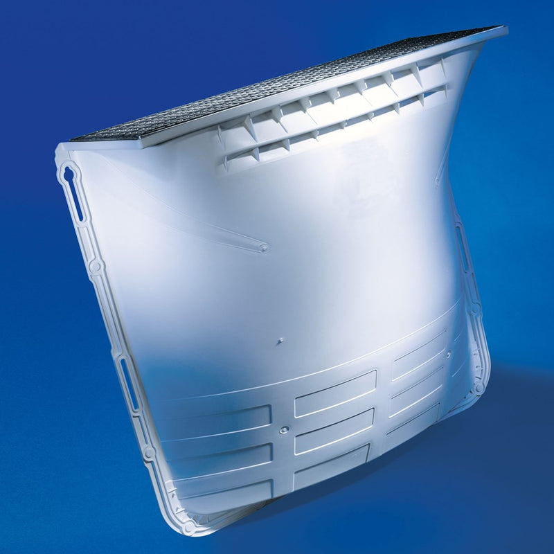T176 Kelderlichtschacht 100x100cm inclusief maasrooster 30x10mm en montagemateriaal