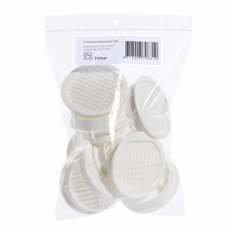 Nylon klemrooster voor ventilatie