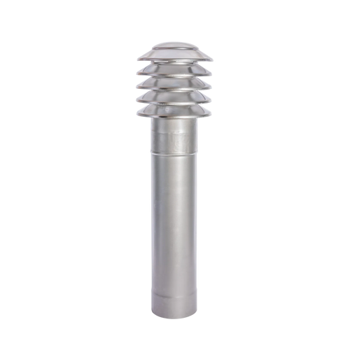 TilVent RVS Ventilatieschacht Complete Set voor Kruipruimte, WTW & Warmtepomp