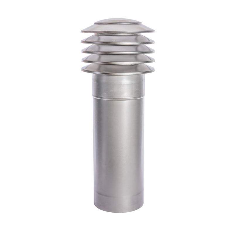 TilVent RVS Ventilatieschacht complete set