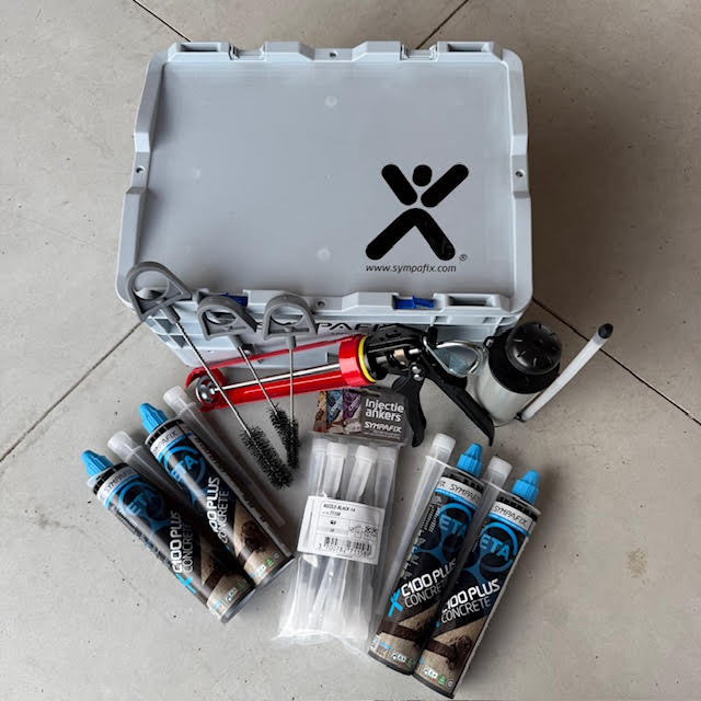 Injectie anker CHEMIE ACTIEPAKKET incl. 4x epoxy acrylaat snelhardend