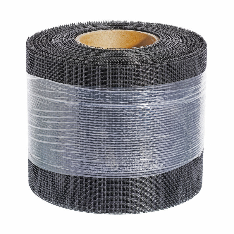 Ventilatieband RVS zwart 30 meter