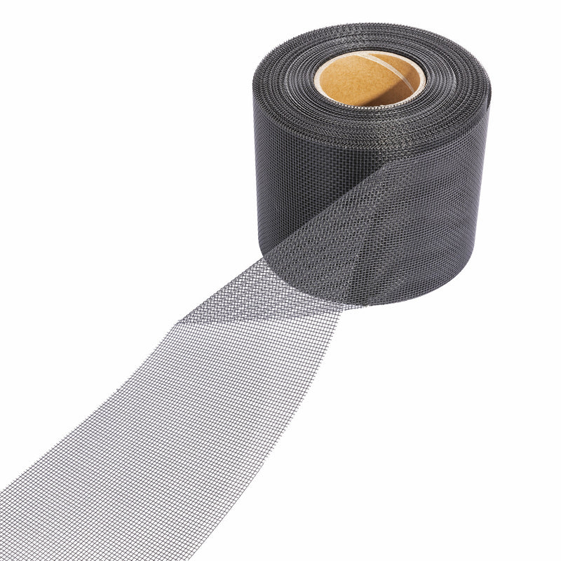 Ventilatieband RVS zwart 30 meter