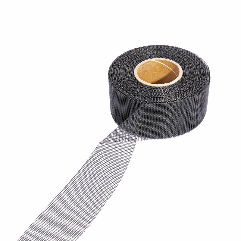 Ventilatieband RVS zwart 30 meter