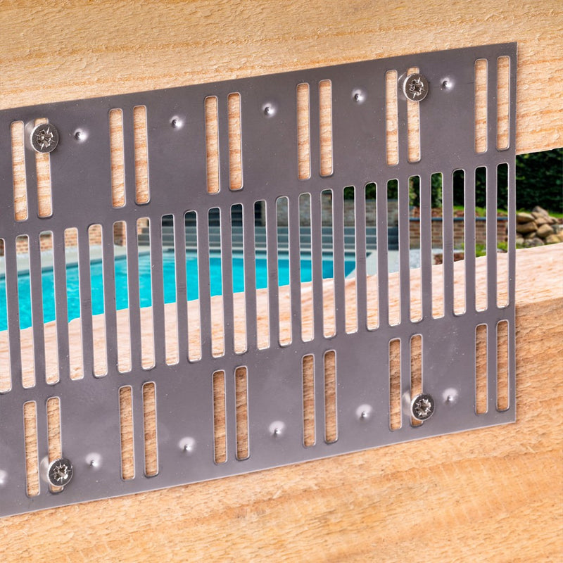 VentiStrip RVS ventilatieprofiel RVS-304 1 meter