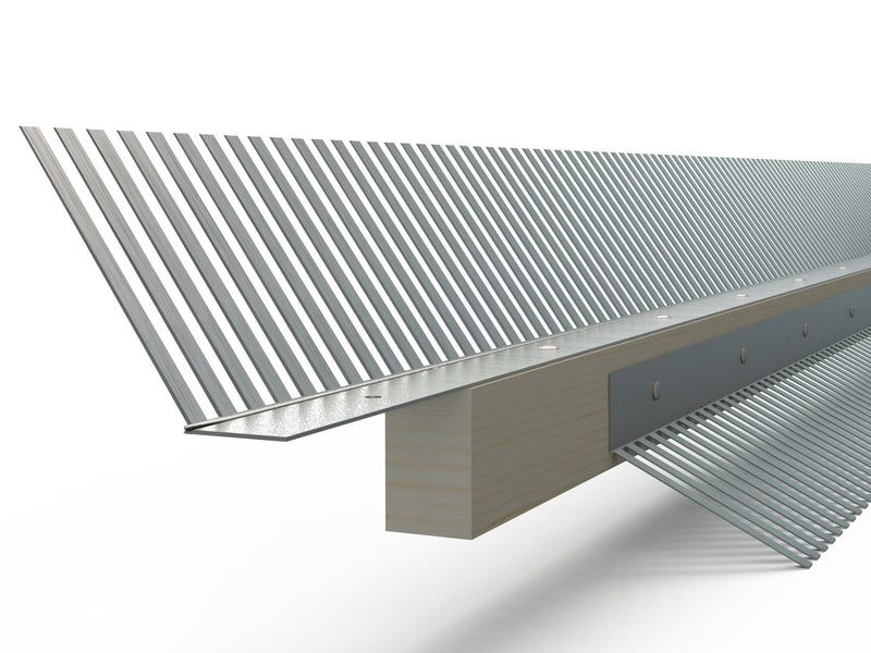 VentiStrip XL-75 RVS vogelschroot 1 meter, veerhoogte 75mm (zak 10 stuks)